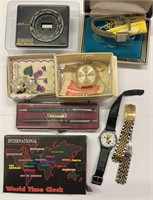 Vintage Watches - Clock Pins & More