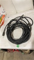 Two large black extension cords