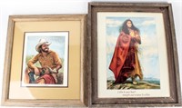 Artwork Vintage Framed Southwestern Themed Prints