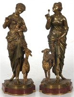 Pr. Arthur Waagen Figural Bronze Sculptures
