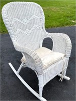 wicker rocker