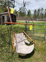 Hanging swing canvas chair (no stand)