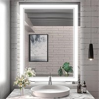 LED Bathroom Mirror, 28 x 36 Inch Bathroom Mirror