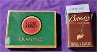 2 VTG TABACCO ADVERTISING ITEMS