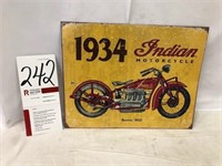 Tin Signs 16"x 12 ½" Reproduction