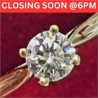 $1500 10K  1.4G Lab Diamond 0.26Ct Ring