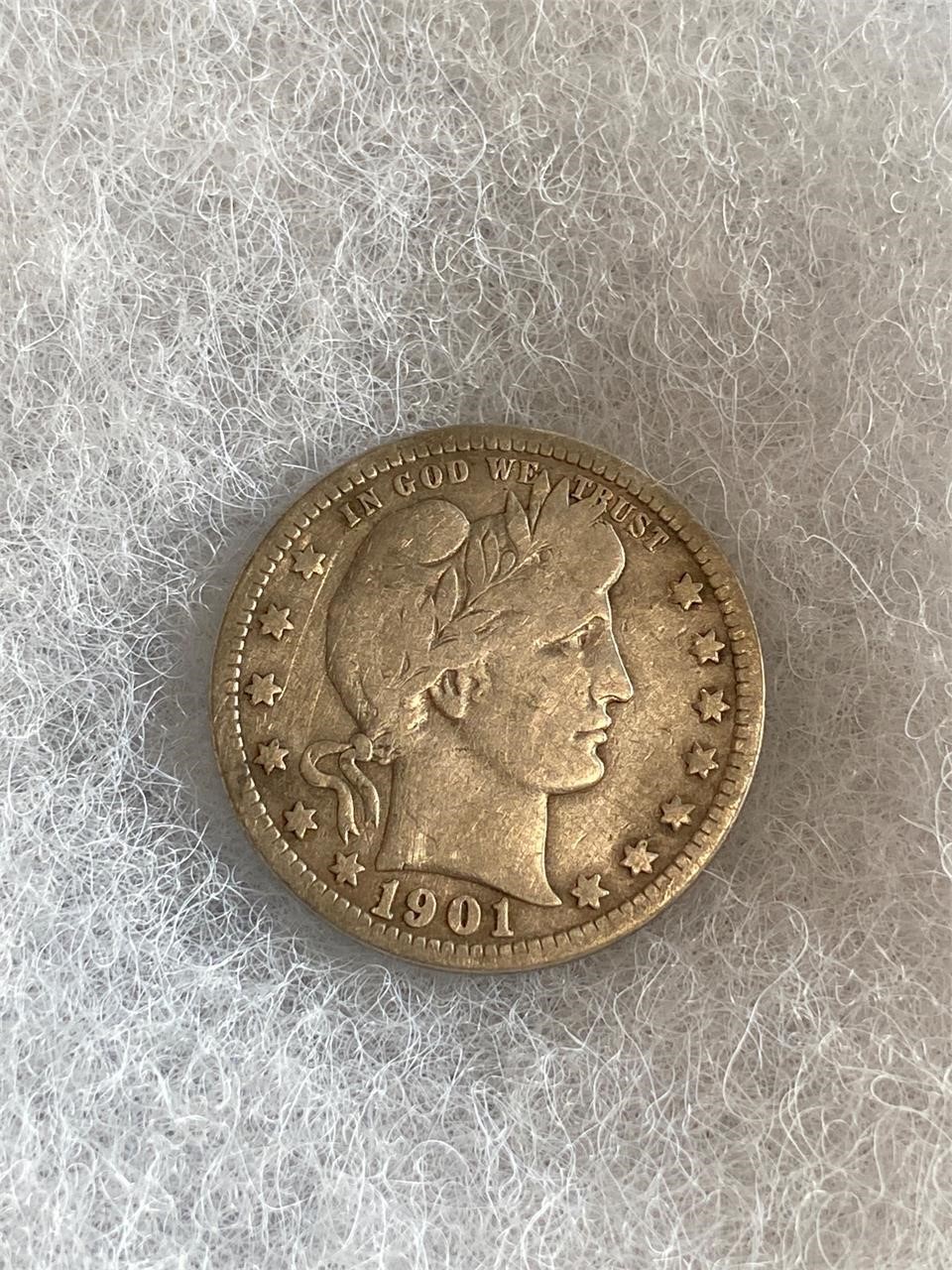 1901 Barber Quarter