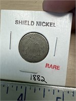 Shield nickel 1882
