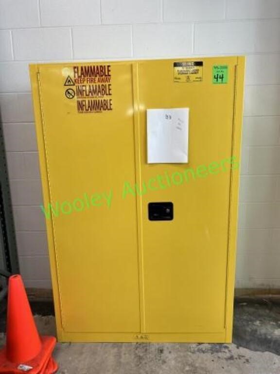 ULINE H-1564M-Y Flammable Liquid Storage Cabinet
