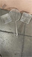 2x 7" Fine Mesh Square Skimmer, 1 9”