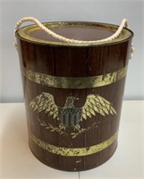 vtg. Eagle Can with Lid