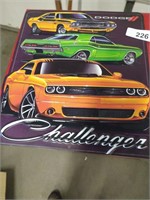 Repop Dodge Challenger Tin Sign