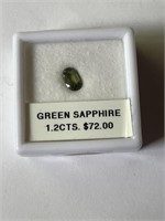 *INVESTMENT* EXTREMELY RARE 1.20 Carat GREEN SAPP