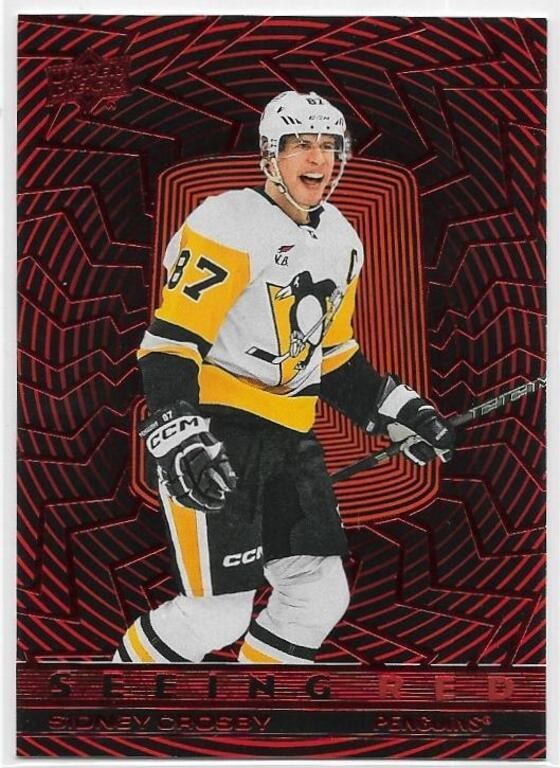 Sidney Crosby 23-24 Upper Deck Ext Seeing Red
