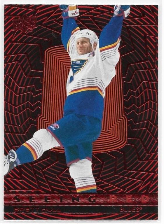 Brett Hull 23-24 Upper Deck Ext Seeing Red