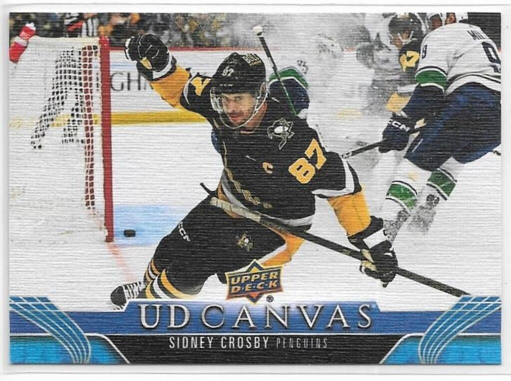 Sidney Crosby 23-24 Upper Deck Ext Canvas