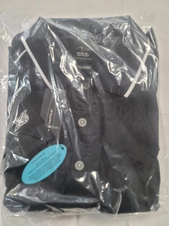 Page & Tuttle (Size L) Black Polo Shirt