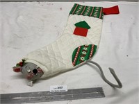Ann Lee Mouse Christmas Stocking