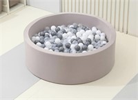 ROUND FOAM BALL PIT FOR KIDS  PULLS IN MATERIAL