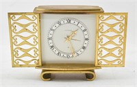 Vintage Jaeger LeCoultre Brass Encased Clock