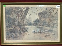 Paul Sawyier Framed Print, ‘Scene on Elkhorn