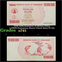 2006-2008 Zimbabwe 10 Million Dollars (ZWN) Emerge