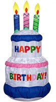 Gemmy 7' Birthday Cake Airblown Inflatable