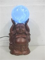 12" Buddha Orb Lamp Works