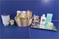 NIB Bathroom Accessories, Basket & More