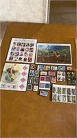 Lot of miscellaneous new stamps.