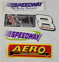 Racing stickers incl #8 Budweiser