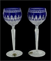Waterford Crystal Clarendon Cobalt Wine Goblets