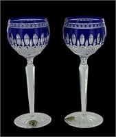 Waterford Crystal Clarendon Cobalt Wine Goblets
