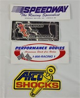 Lot of 4 racing stickers