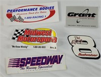 Racing stickers incl. Dale Earnhardt Jr #8