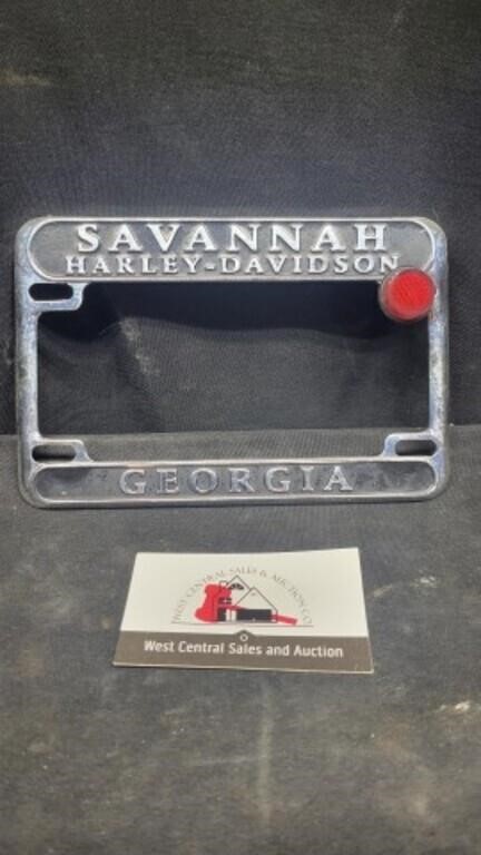 Savannah, Georgia Harley-Davidson plate