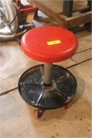 Rolling Shop Stool Caddy