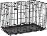 Feandrea Dog Crate, 36.4-Inch Foldable Dog Kennel