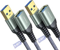 * One 6.6FT+6.6FT USB 3.0 Extension Cable Type A