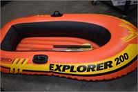 Intex Explorer 200 Inflatable Raft w/Paddles