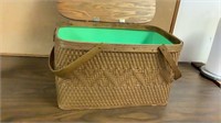 Picnic basket and contents