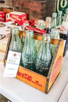 Vintage Wooden Coca-Cola 6-Pack Carrier with