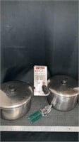 Cooking pots, can opener, Regal Coffee Spice