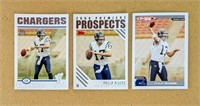 Philip Rivers RC Rookie Cards 3 Different Topps
