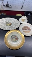 Crest o gold warranted 22k victorian plate and