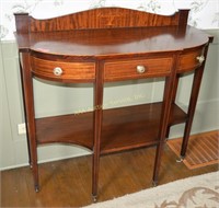 Federal style marquetry inlaid sideboard, 20th cen