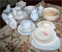 Large collection of English white ironstone.