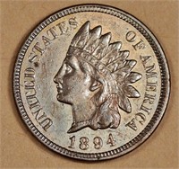 1894 Indian Head Cent AU
