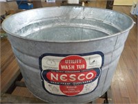 Nesco galvanized tub 19"