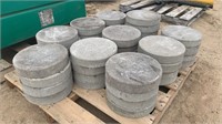 (41) 12-In Concrete Pads